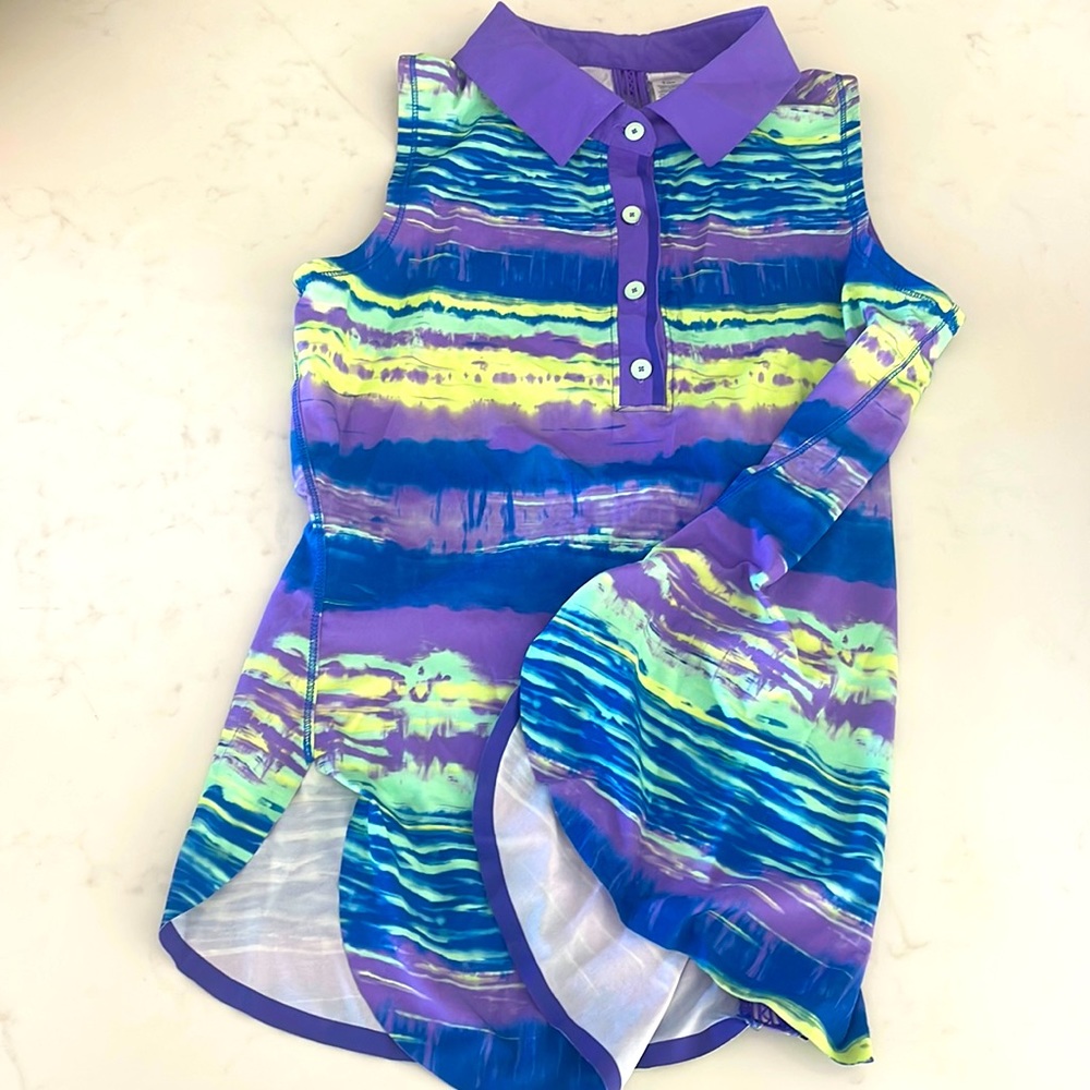 Ivivva by Lululemon Golf/Tennis Polo Girls Size 14